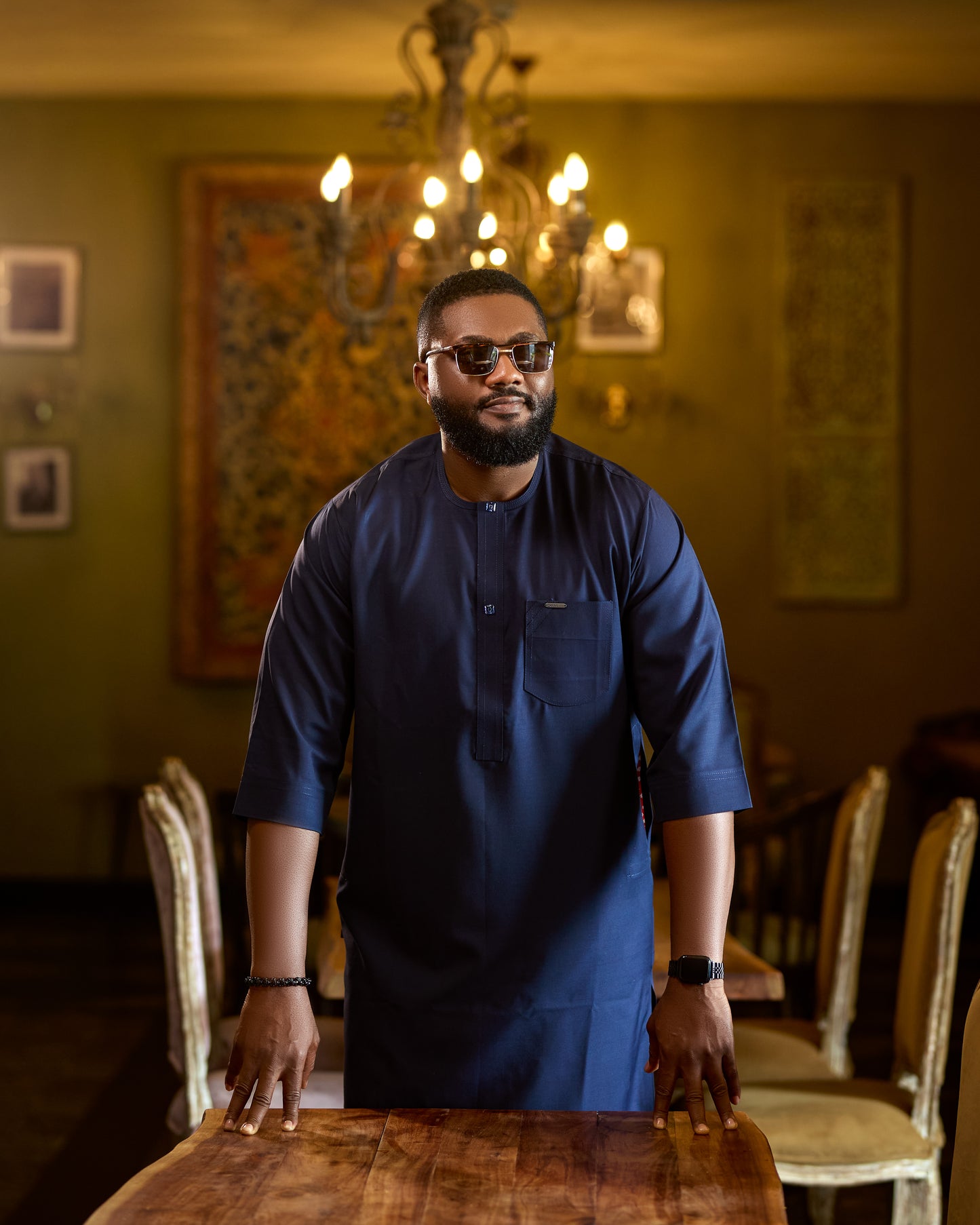 CHANA COUTURE NAVY BLUE 017