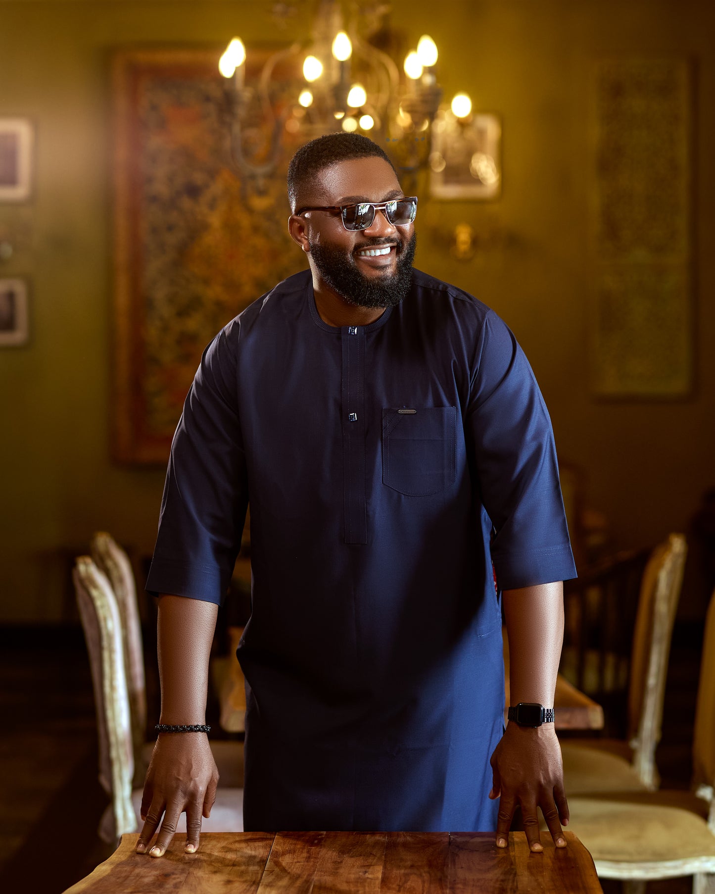 CHANA COUTURE NAVY BLUE 017