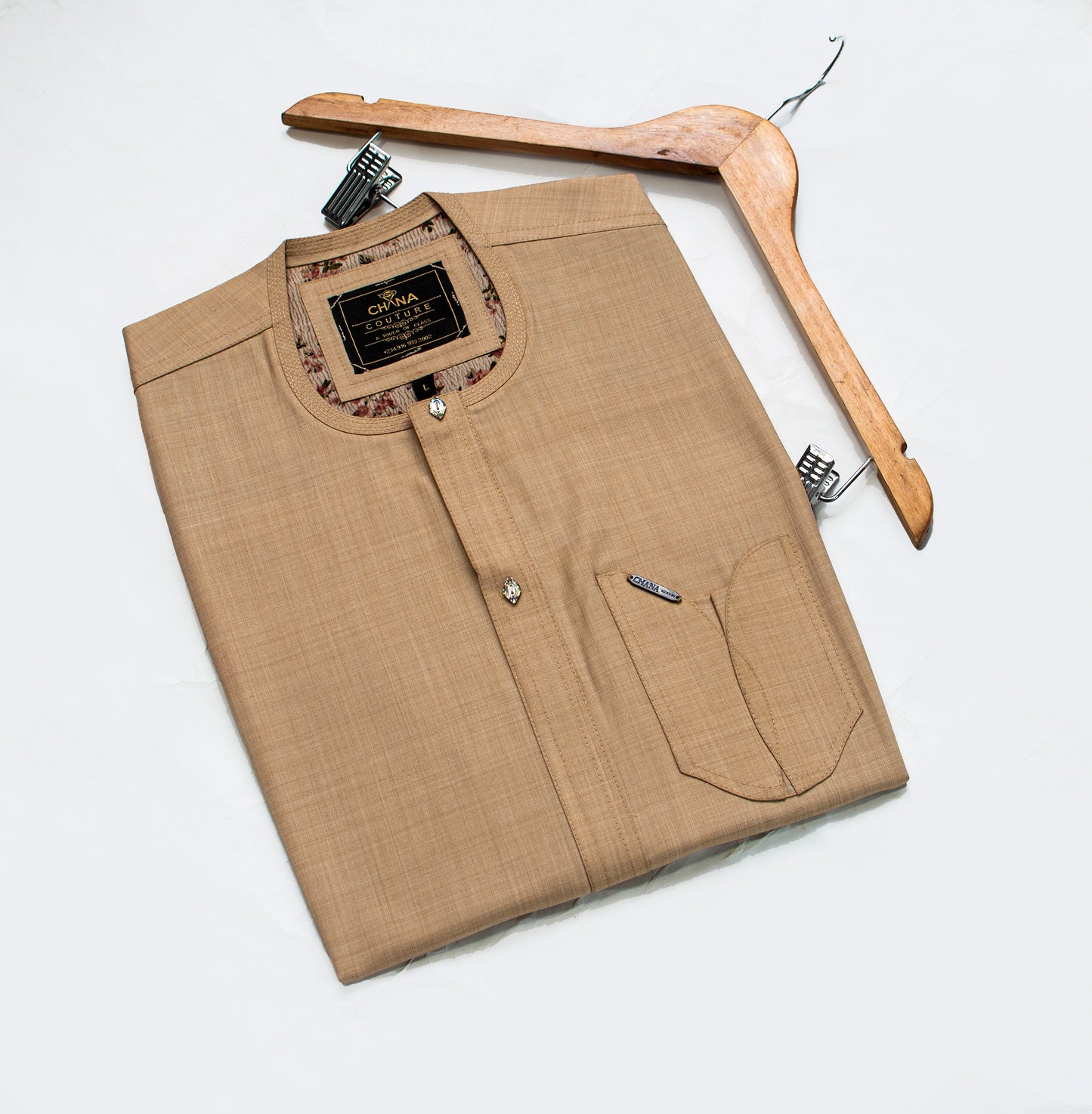 CHANA COUTURE NUDE KAFTAN 146