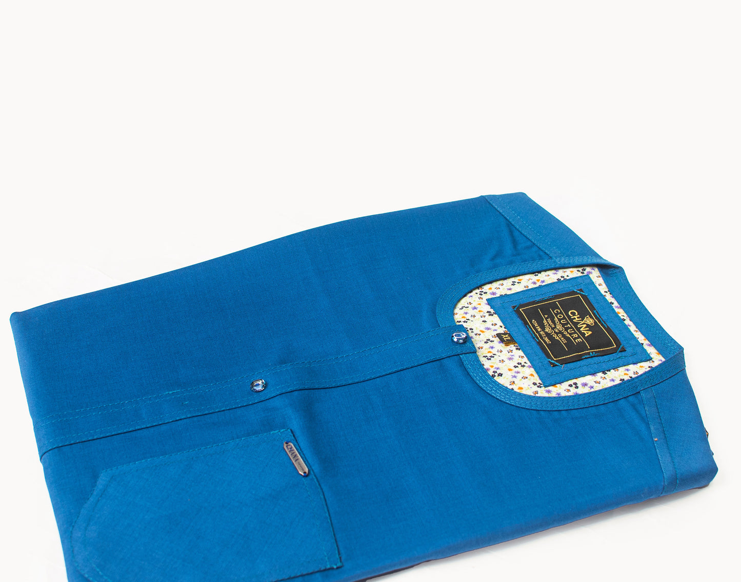 CHANA COUTURE TEAL BLUE KAFTAN 148