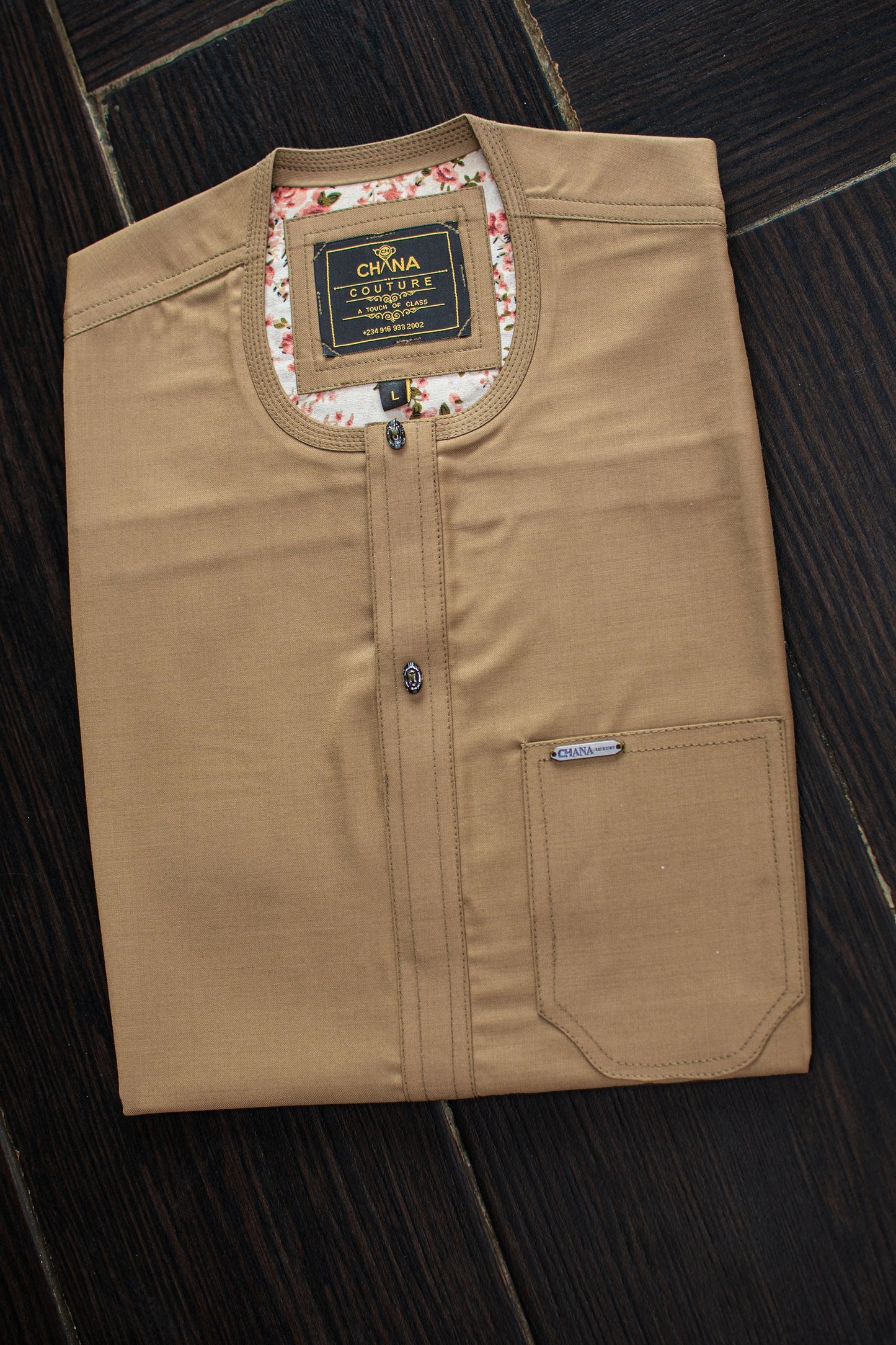 CHANA COUTURE NUDE KAFTAN 155