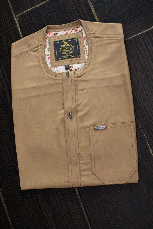 CHANA COUTURE NUDE KAFTAN 155