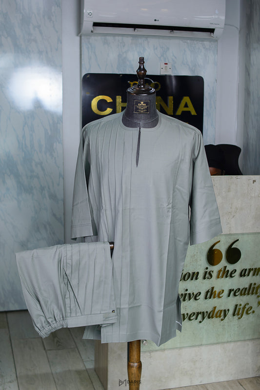 CHANA COUTURE HARBOR GREY KAFTAN 144