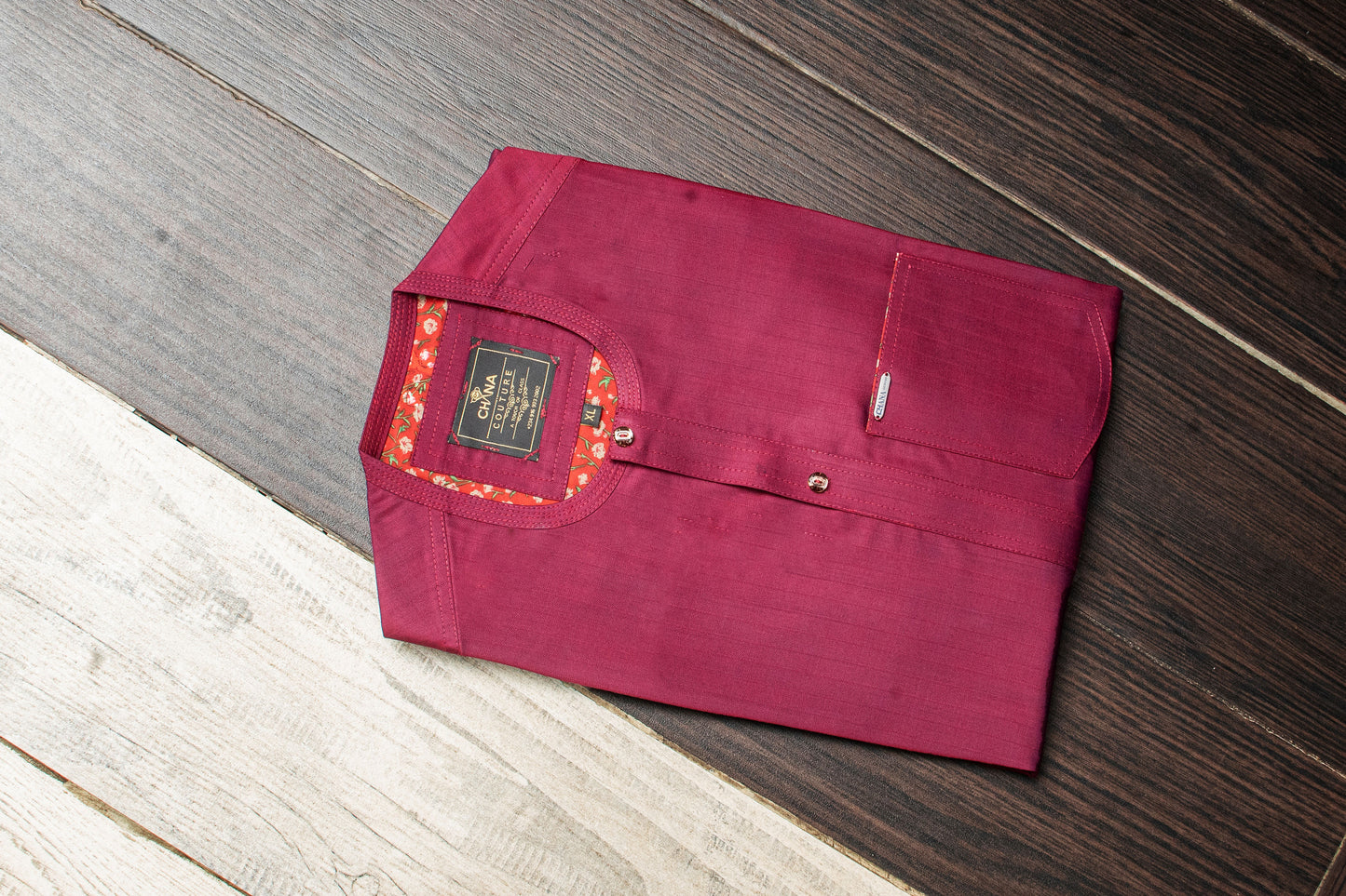 CHANA COUTURE BURGUNDY 021