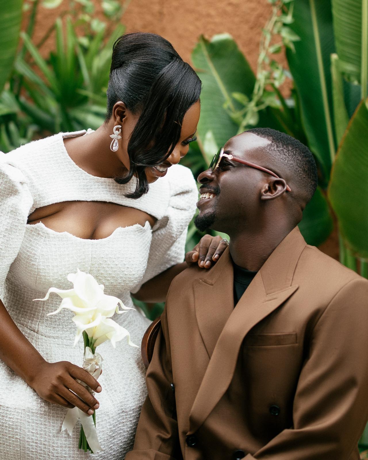 CHANA COUTURE BROWN DOUBLE-BREASTED SUIT